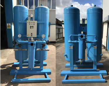 We have added a new range of Desiccant dryers August 2017